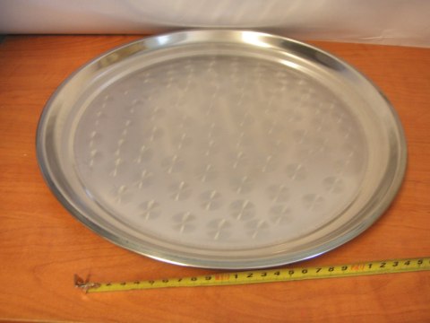 Taca metalowa okrągła 35cm 477098