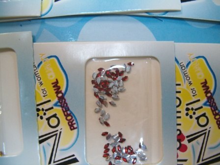 Cyrkonie 12blistrów mix wzorów | NA-367L/Z/255