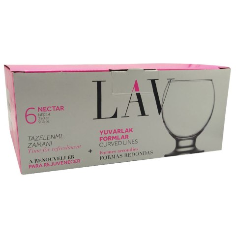 Szklanki 6szt. do soku 280ml | ARTNEC14