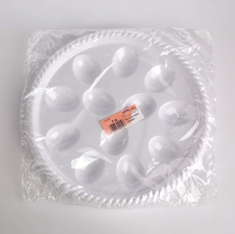 Talerz do jajek TACA OKRĄGŁA na jajka 26,5cm