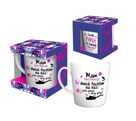 Kubek mam fantazje, dwóch na raz... 480ml CRAZY GIRL NBC