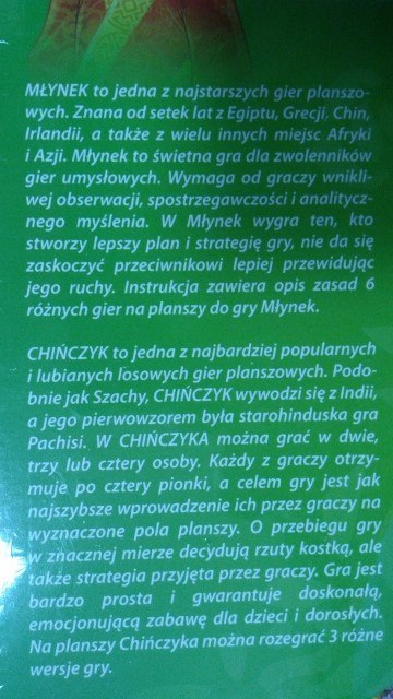 Gra CHIŃCZYK - MŁYNEK