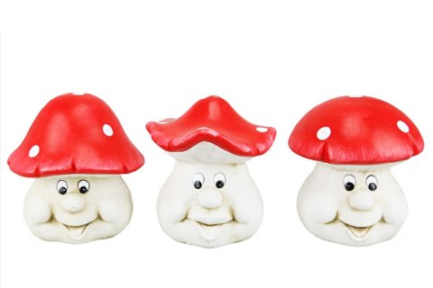 Grzybek ceram. 12cm MUCHOMOR