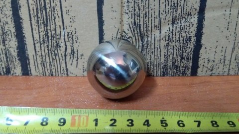 Kula metal SREBRNA 4cm | TG47591