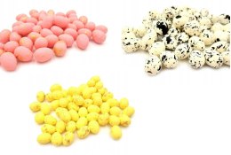 Jajka styropianowe 50szt. w worku mix | SUN7440