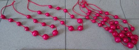 Korale drewniane 5szt.