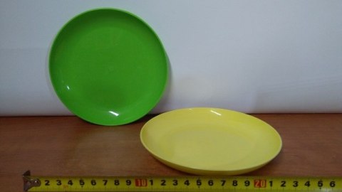 Podstawka pod doniczkę fi-15 ŻÓŁTA/ZIELONA 10szt.