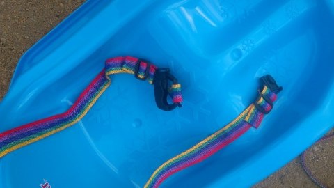 Sanki plastikowe mini ślizg