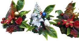 Stroik bombki + świeczka II Boże Narodzenie Venecja