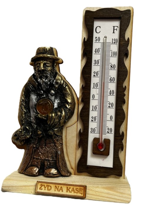 Żyd stojący z termometrem 16x10cm nr.80