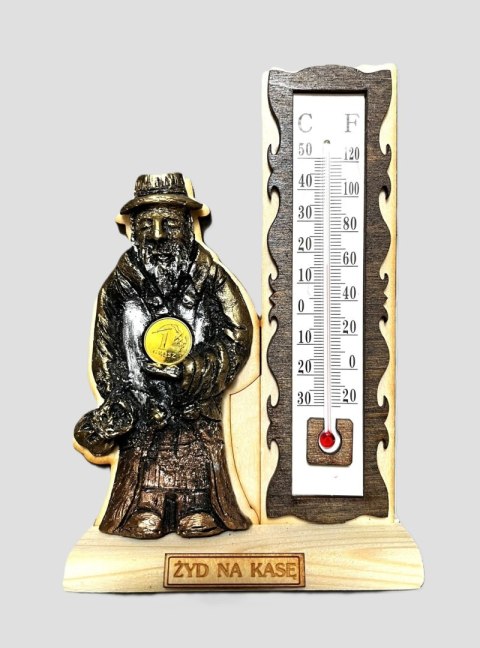 Żyd stojący z termometrem 16x10cm nr.80
