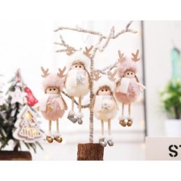 Anioł wiszący 15cm z pluszu BOŻE NARODZENIE | ASN04