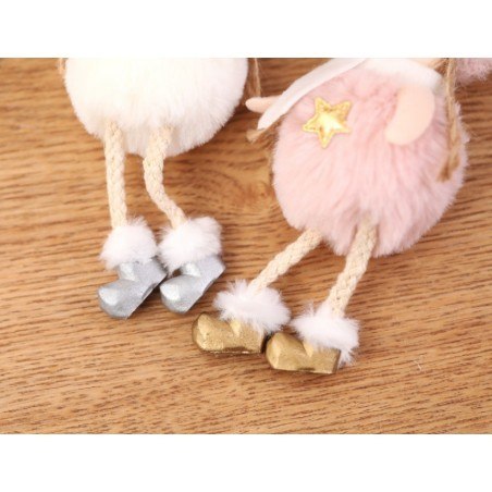 Anioł wiszący 15cm z pluszu BOŻE NARODZENIE | ASN04