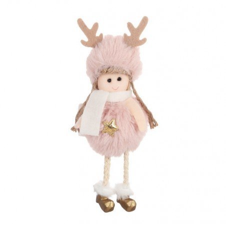 Anioł wiszący 15cm z pluszu BOŻE NARODZENIE | ASN04