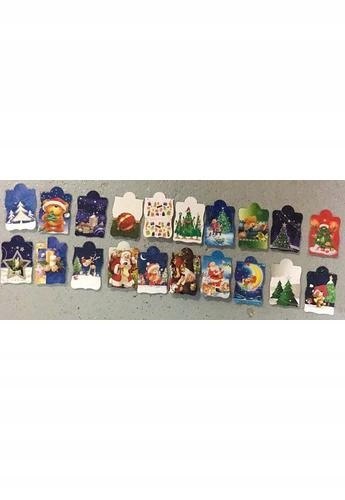 Bileciki do prezentów BOŻE NARODZENIE 50szt. | 990262