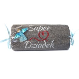 Ręcznik SUPER DZIADEK - cukierek