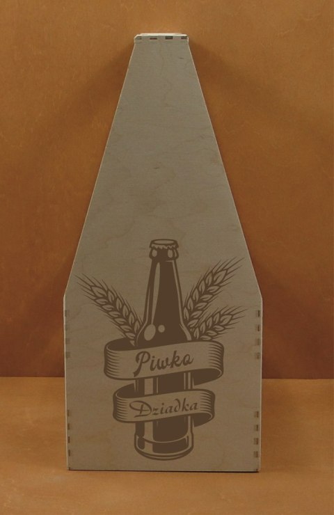 Skrzynka na butelki Dla Dziadka transporter nosidełko / 37 x 23,5 x 16,5 cm / P1389