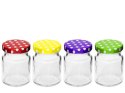 Słoik szklany 90ml z wieczkiem 12szt. | TR-056
