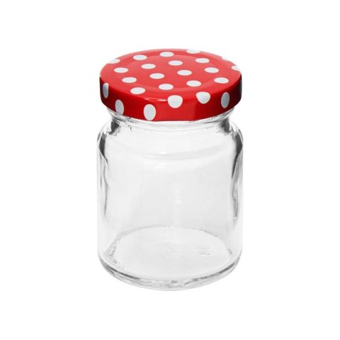 Słoik szklany 90ml z wieczkiem 12szt. | TR-056