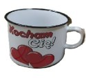 Kubek ceram. retro KOCHAM CIĘ 300ml