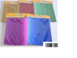 Papier metalizowany karbowany A4 6 szt