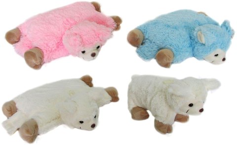 Poduszka składana owieczka maskotka 3 kolory - 27cm P3006