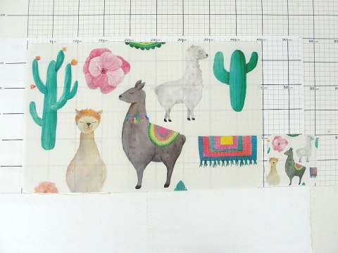 Mata podkładka LAMY / ALPAKI 12el.