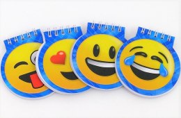 Notesik okragły buźka