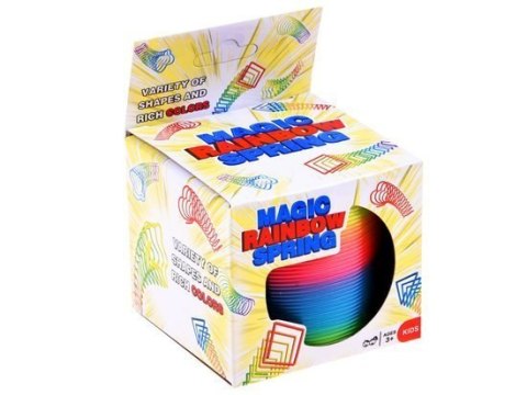 Tęczowo perłowa sprężyna do zabawy ZA1255