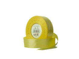 Wstążka satynowa 38mm x 32m ŻÓŁTA | AX38-02