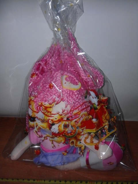 Worek folia/celofan 25 x 40 cm 50szt BOŻE NARODZENIE Wor-0008M