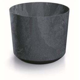 Doniczka TUBO BETON effect antracytowy 12,8cm