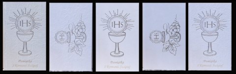 Pudełko złocone Komunia Święta