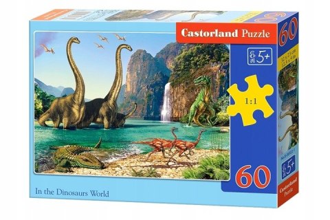 Puzzle 60el The Dinosaurs World Castorland B-06922