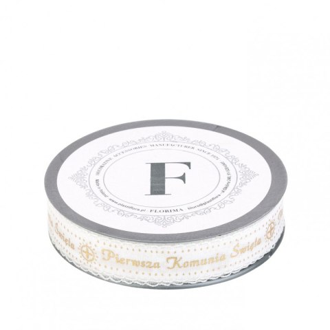 Wstążka Komunia Święta 2cmx10m 225444 Z.2/10M 01-42-00