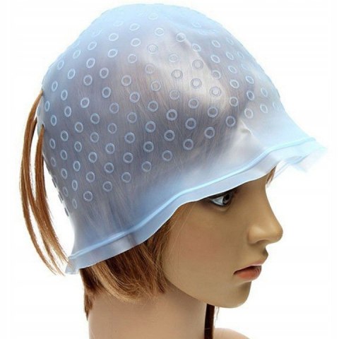 Czepek fryzjerski do pasemek balejażu farbowaniu włosów XJ3628