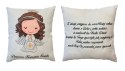 Poduszka dwustronny nadruk Komunia Święta dziewczynka