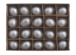 Jajka przepiórki, naturalne wydmuszki 3cm, 20szt. SREBRNE 22CAN08-100Y-20