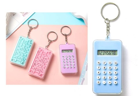 Kalkulator brelok DOSTĘPNY TYLKO KOLOR NIEBIESKI BIU-101