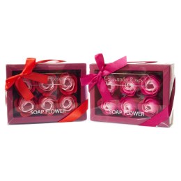 Mydełka różyczki 6szt. w pudełku