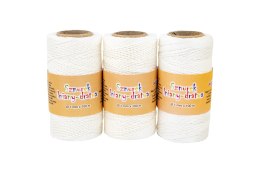 Sznurek lniany 3szt. dratwa 1mm x 100m SZD-2296