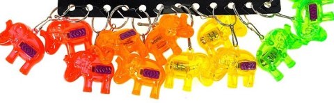 Brelok 12szt. SŁOŃ ZE ŚWIATŁEM