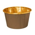 Papilotki muffinki babeczki 50 x 40mm foremki złoty brąz 50szt.