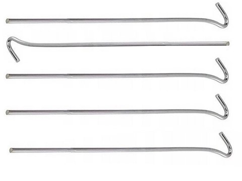 Szpilki do namiotu mocujące śledzie kotwy stal 31cm 10szt. hak haczyk kołki