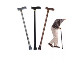 Laska inwalidzka ortopedyczna aluminiowa składana XJ3386