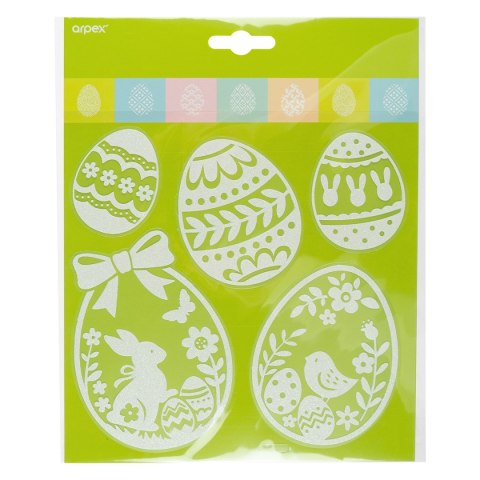 Ażurowe naklejki z brokatem WIELKANOC WN9326