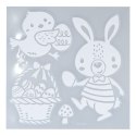 Ażurowe naklejki z brokatem WIELKANOC WN9326