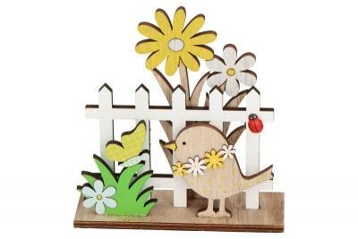 Dekoracja drewniana 12 x 4 x 12,6cm