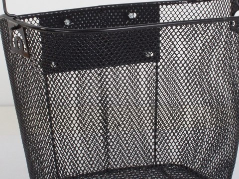 Duży kosz rowerowy metalowy koszyk do roweru click