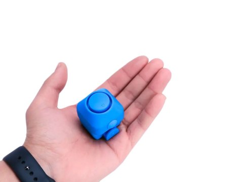 Dzwonek rowerowy klakson elektroniczny głośny 130 db syrena na rower alarm 14398_N